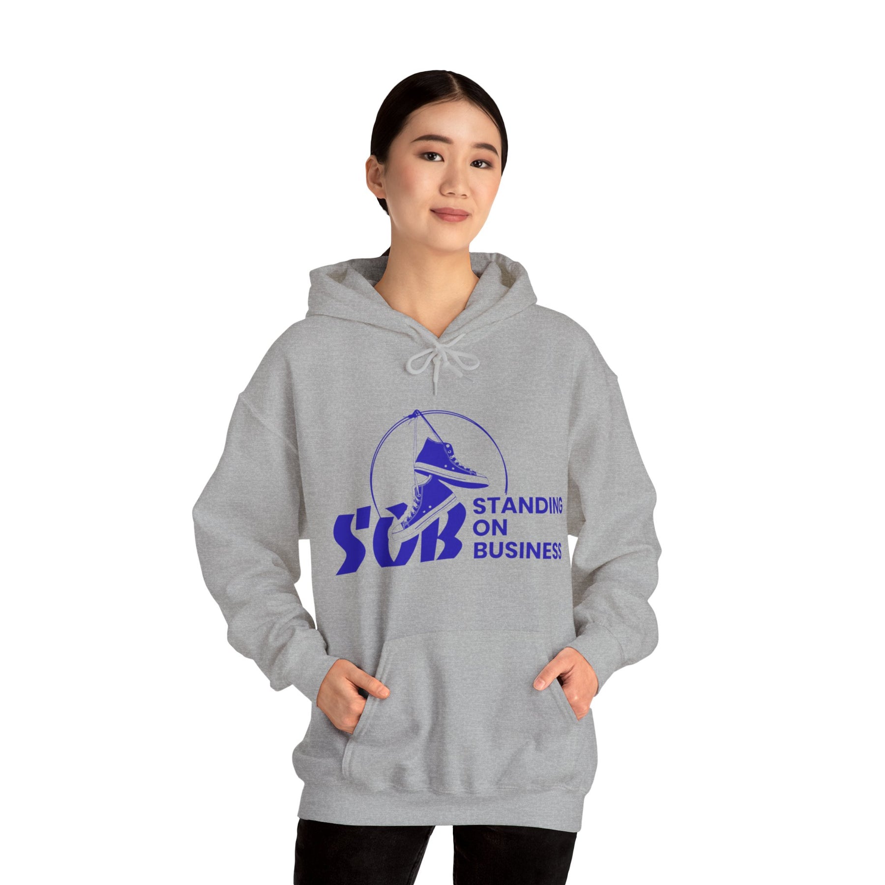 SOB Blue Logo Unisex Heavy Blend™ Hooded Sweatshirt