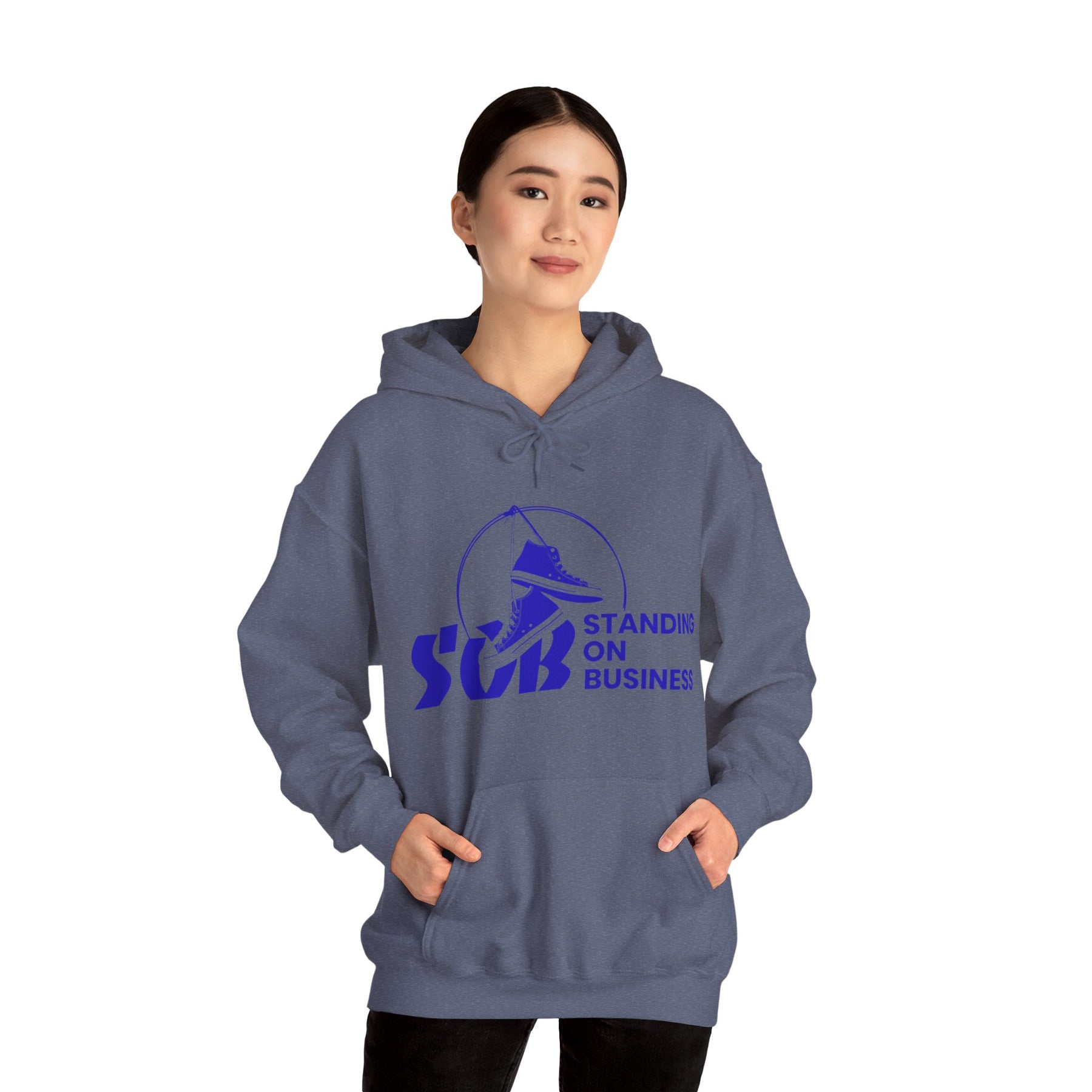 SOB Blue Logo Unisex Heavy Blend™ Hooded Sweatshirt