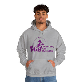 SOB Purple Logo Unisex Heavy Blend™ Hooded Sweatshirt